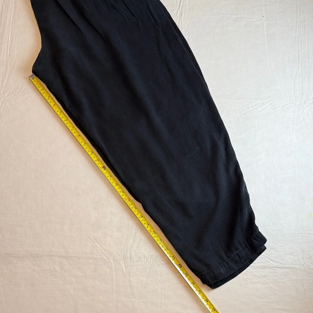 Everlane Women's Black Soft Tapered Leg Pants Size 16 - Picture 11 of 13